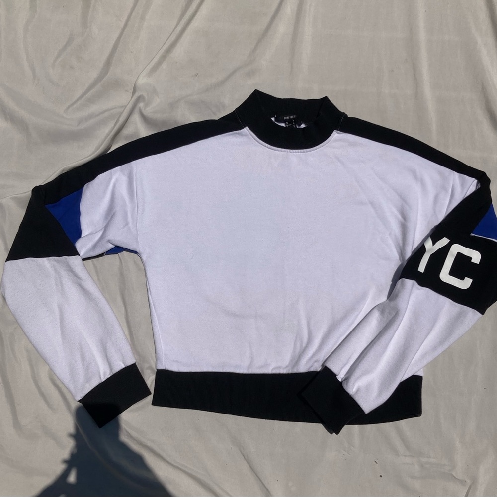 Color-block NYC Sweater Forever 21